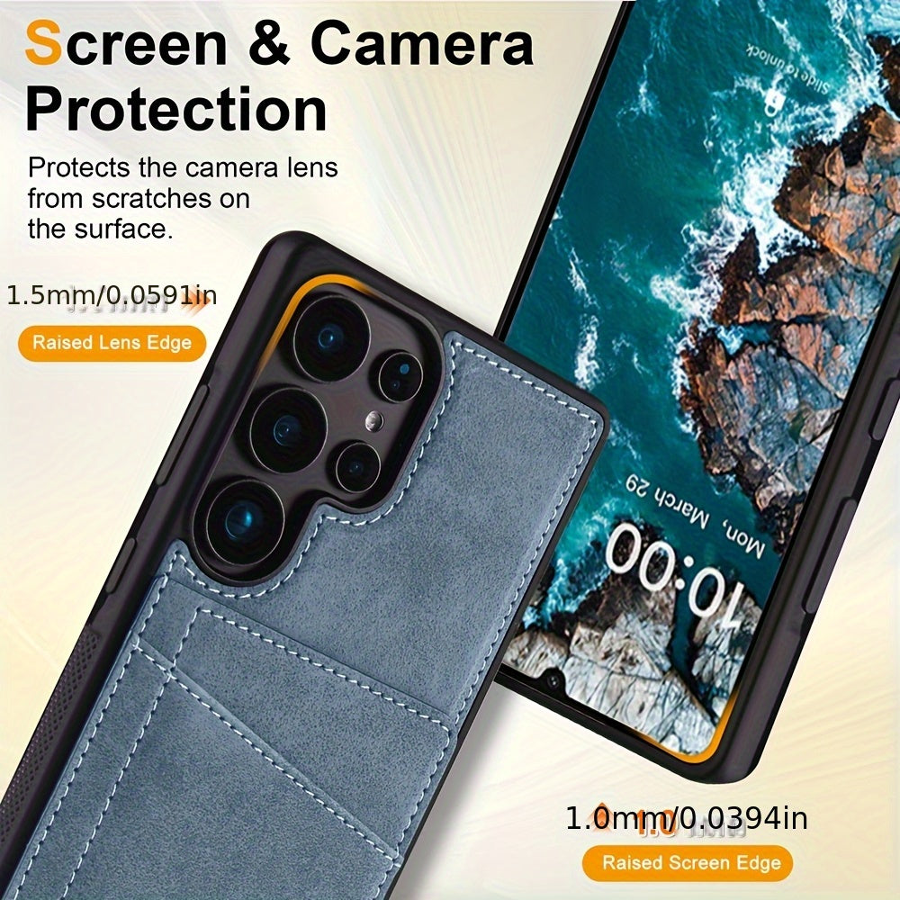 SecureFold Pro – RFID Blocking Leather Wallet Case for Galaxy S Series