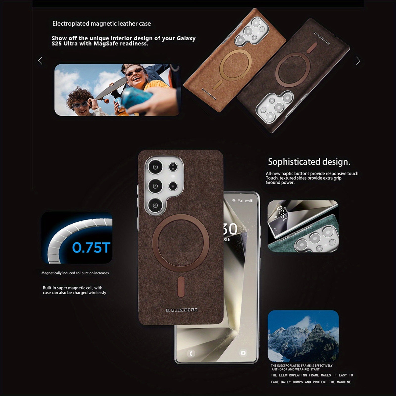 RetroMag Leather Case