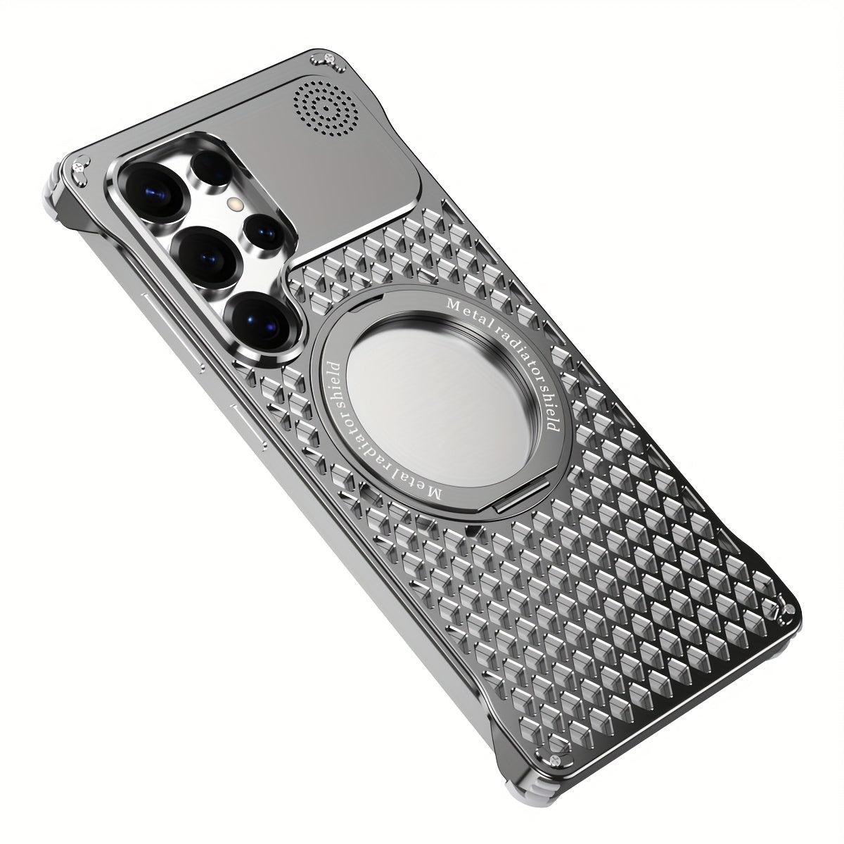 Aluminum Alloy Frameless MagSafe Case for Samsung S25 Ultra