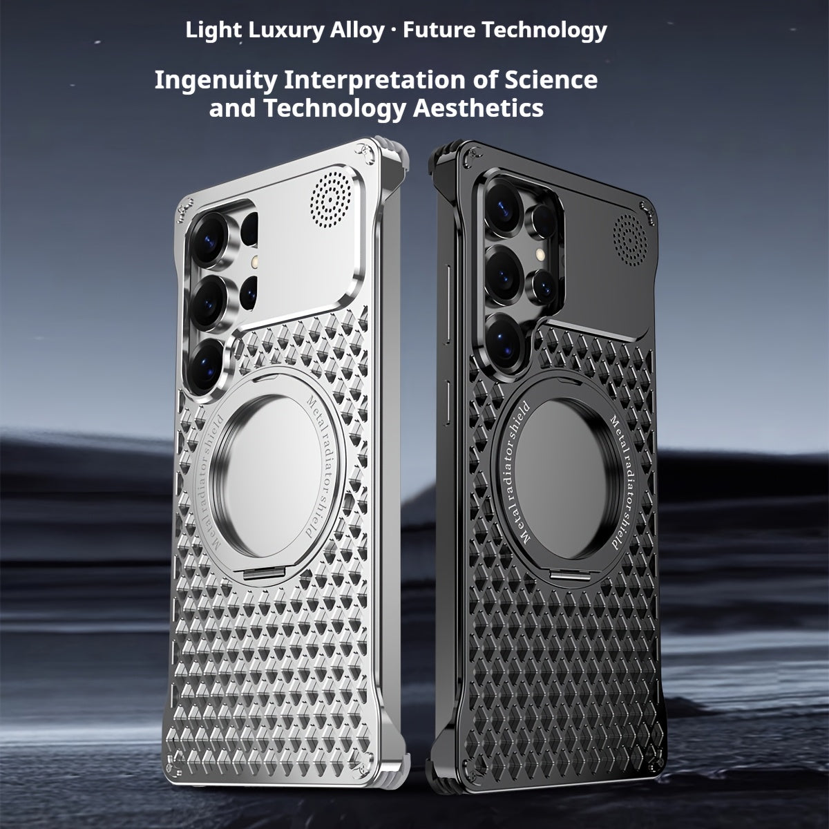 Aluminum Alloy Frameless MagSafe Case for Samsung S25 Ultra