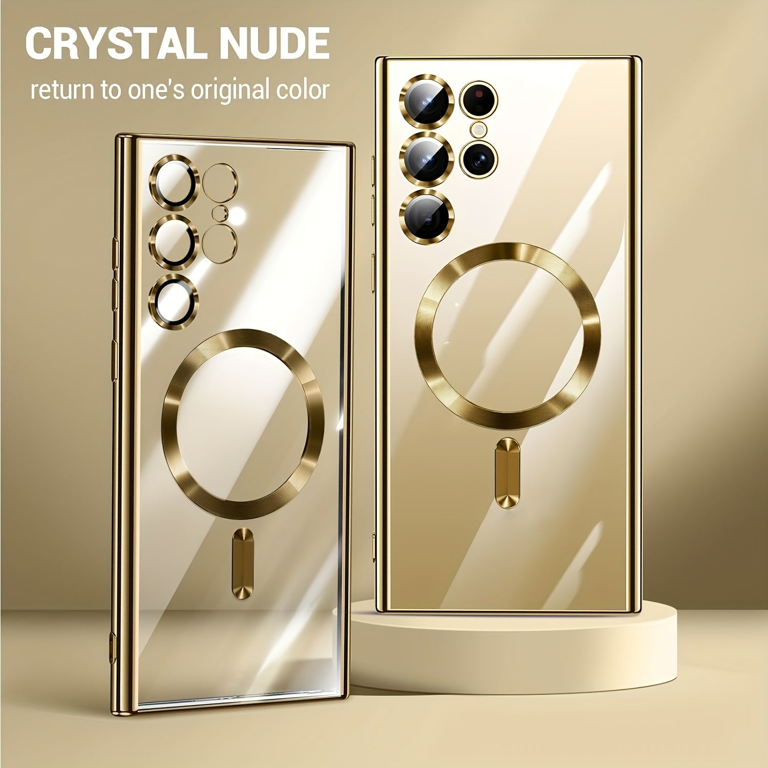 CrystalMag Transparent MagSafe Case for Galaxy S Series