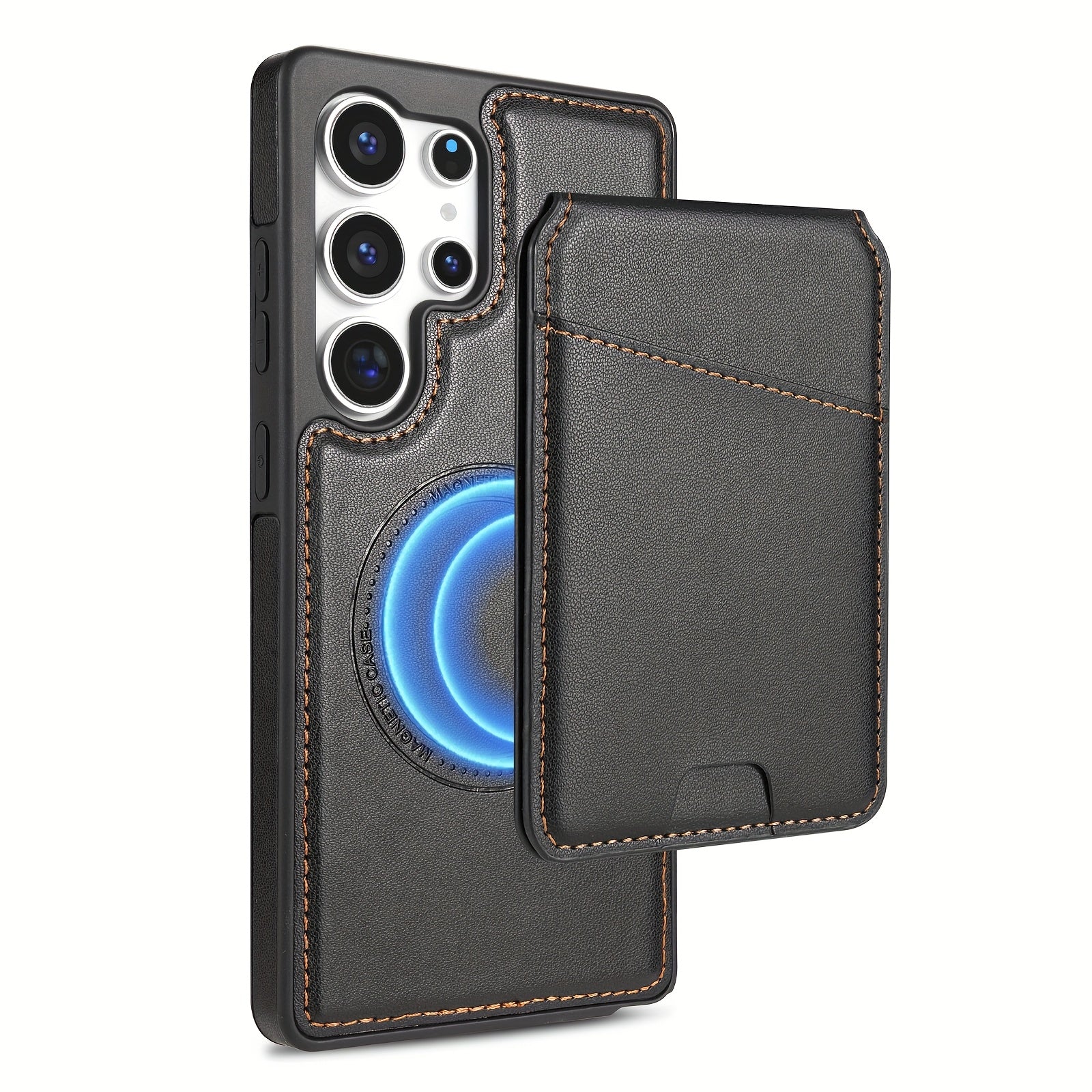 2-in-1 Magnetic Wallet Case with RFID Protection for Samsung Galaxy S Series