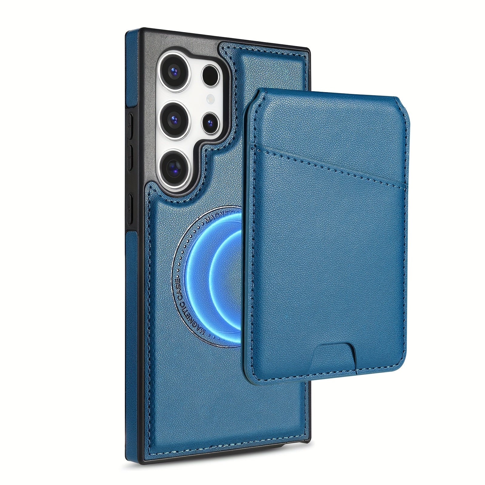 2-in-1 Magnetic Wallet Case with RFID Protection for Samsung Galaxy S Series