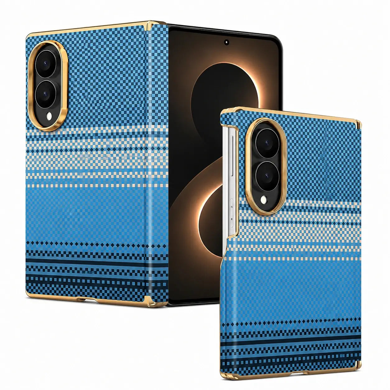 Samsung Galaxy Z Fold 8 Shockproof Carbon Fiber MagSafe Case