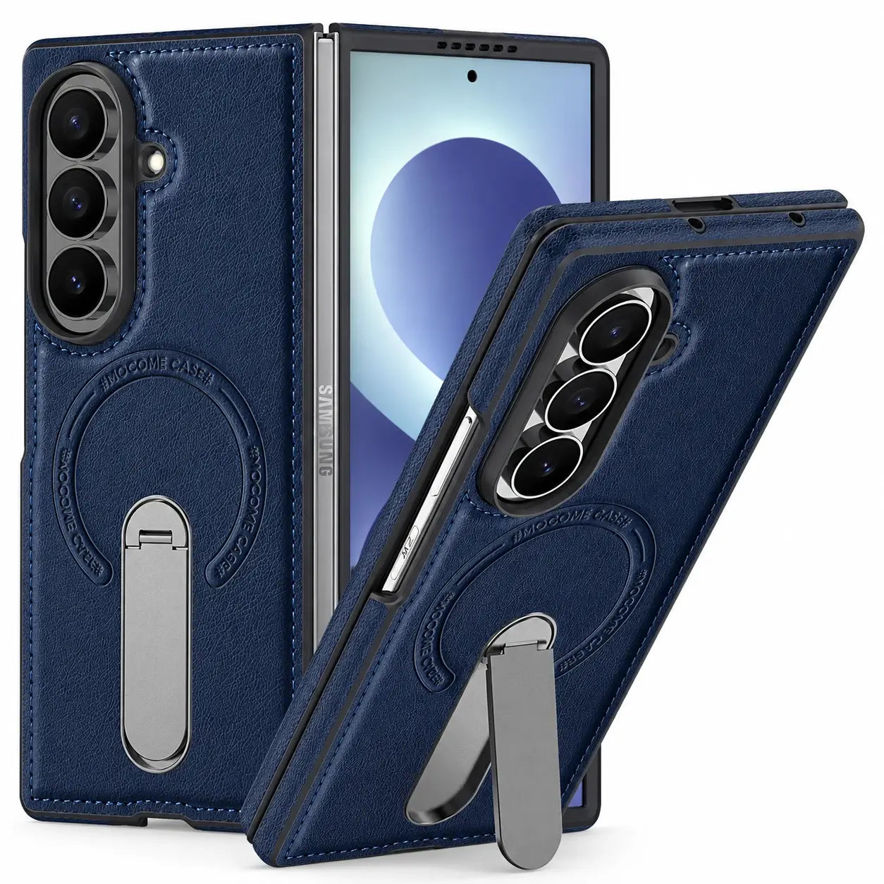 Samsung Galaxy Z Fold 8 Leather MagSafe Kickstand Case