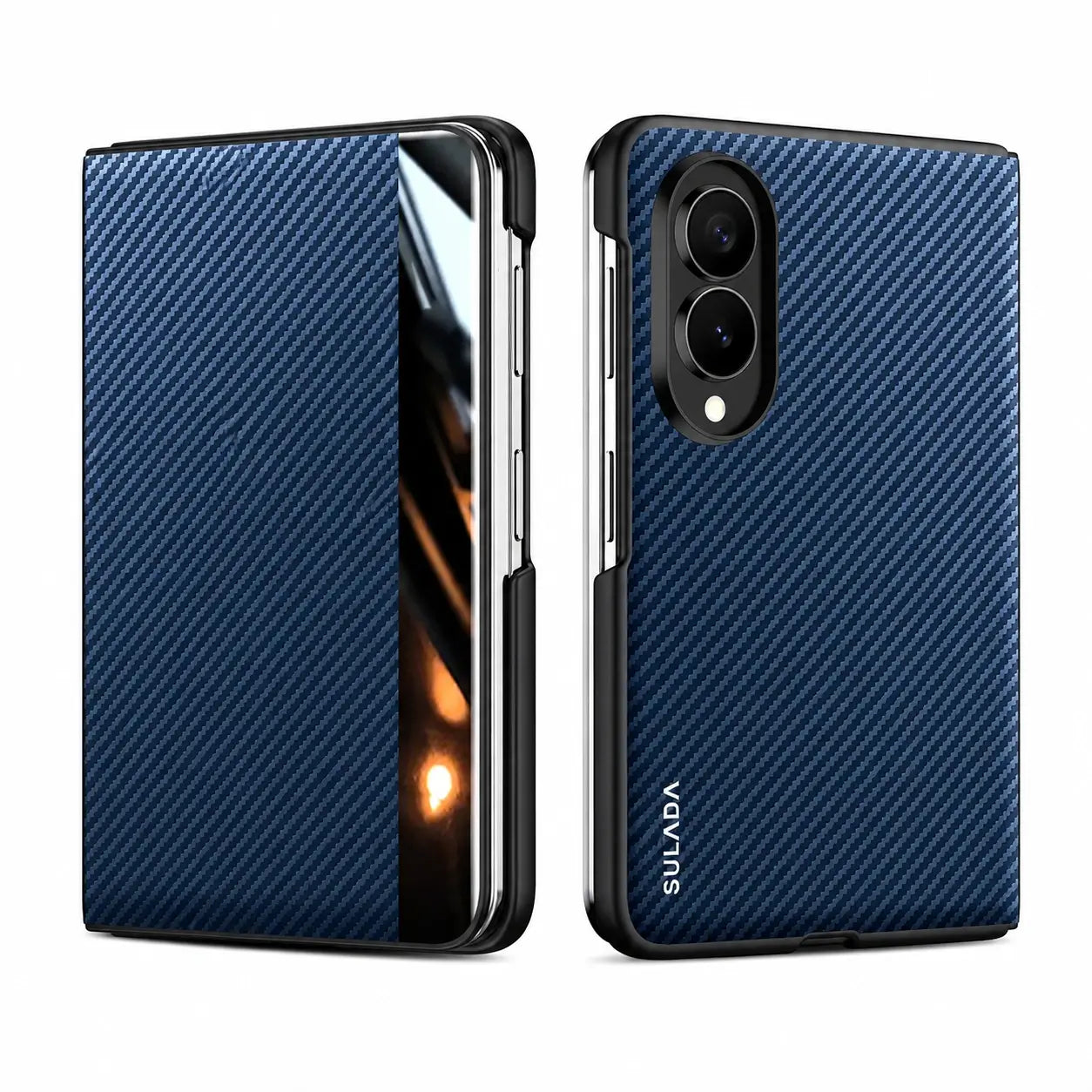 Samsung Galaxy Z Fold 8 Carbon Fiber Leather MagSafe Case