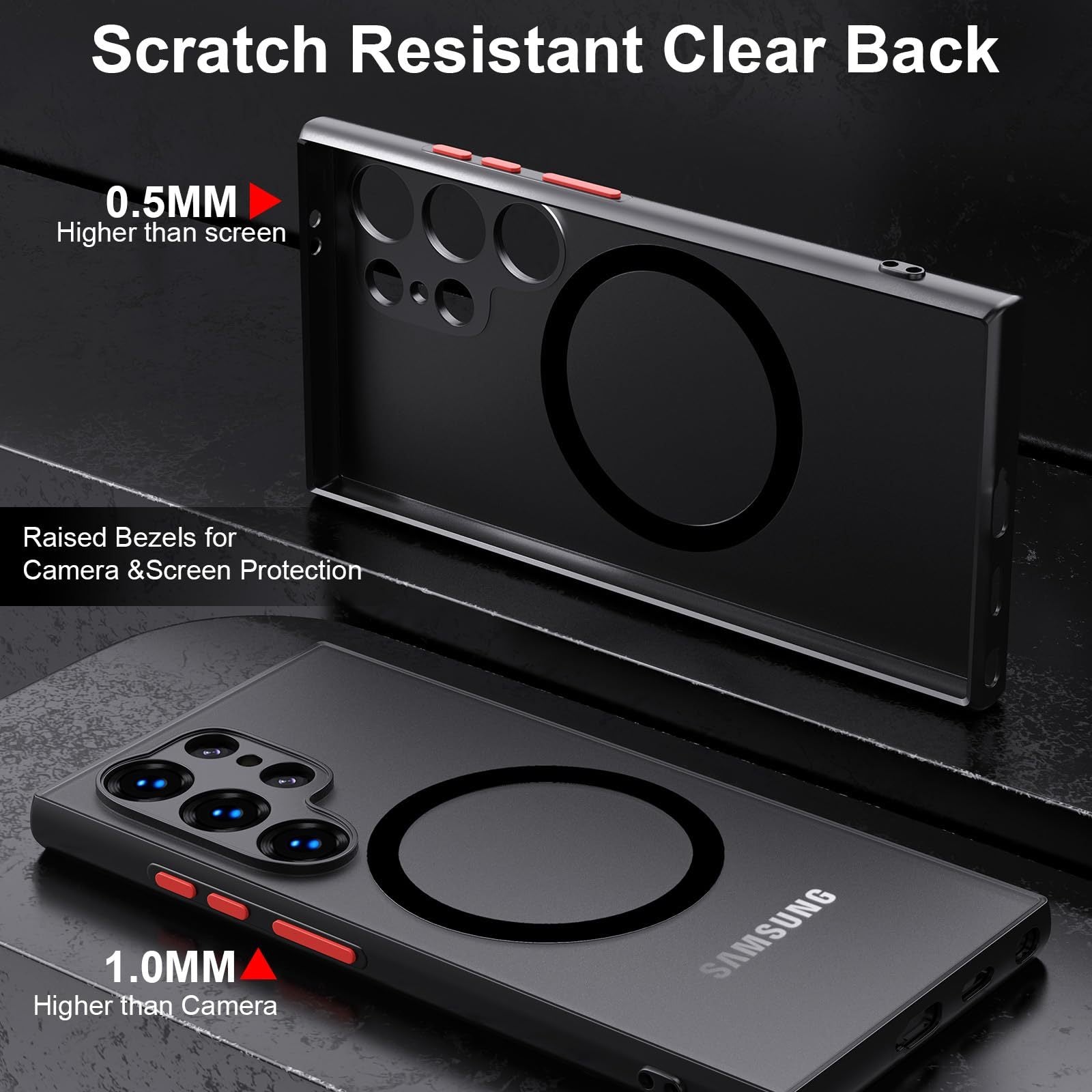 ClearMag Flex – Magnetic Shockproof Transparent Case