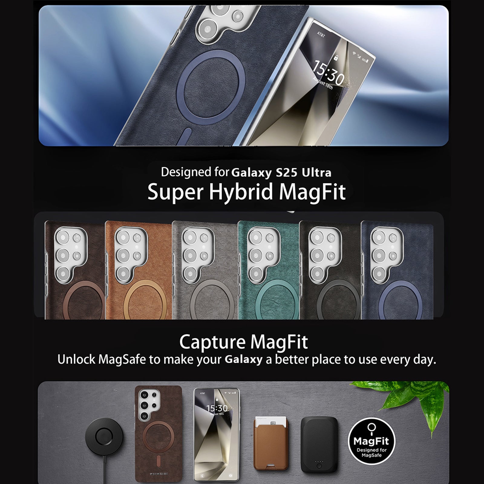 RetroMag Leather Case