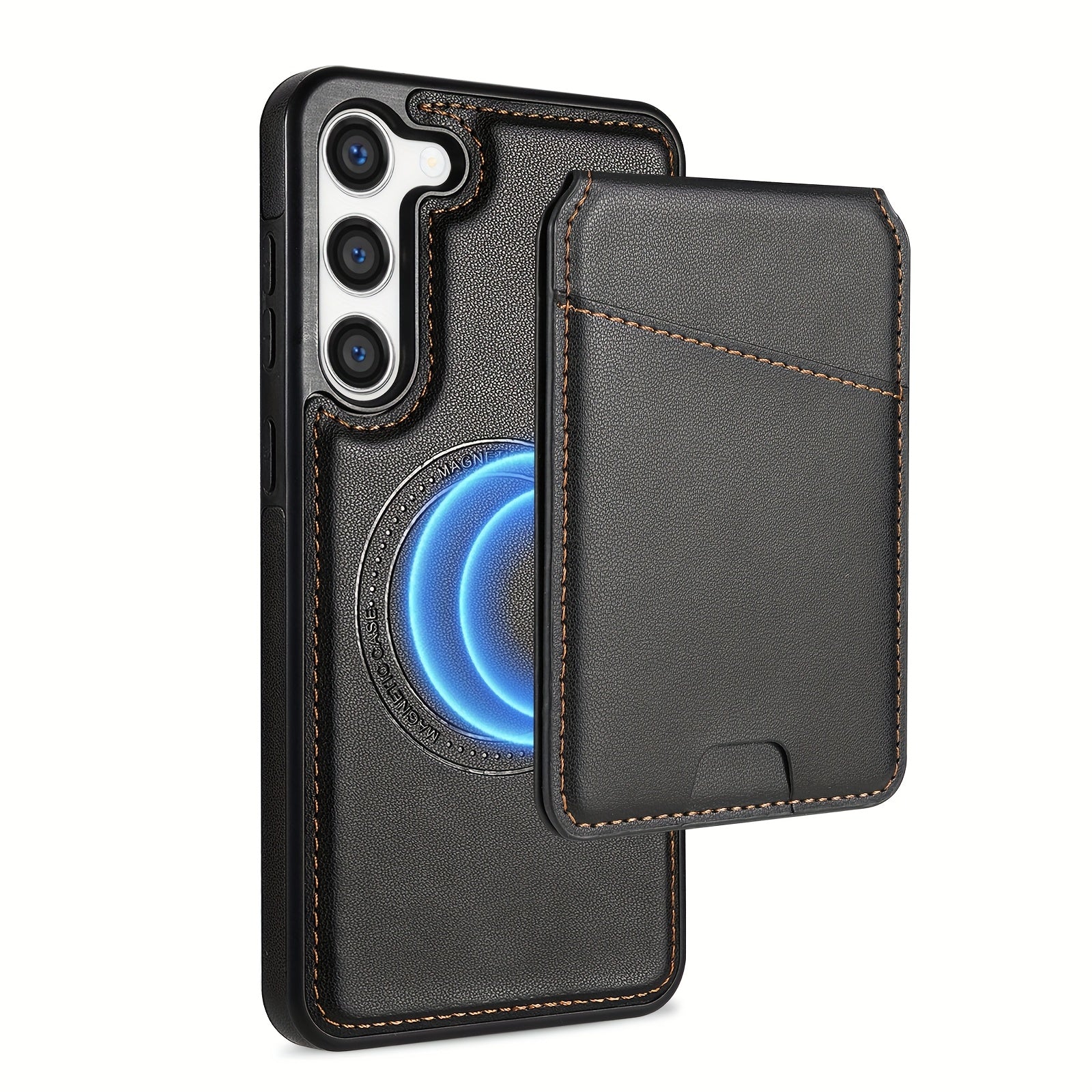 2-in-1 Magnetic Wallet Case with RFID Protection for Samsung Galaxy S Series