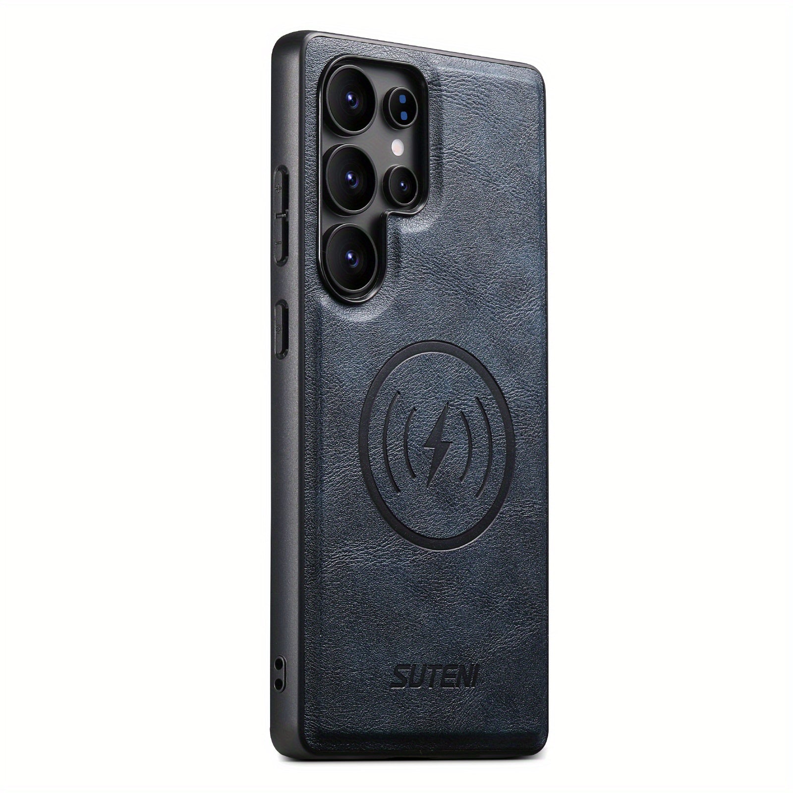 MagVolt Luxe – Magnetic Cowhide Leather Case for Galaxy S Series