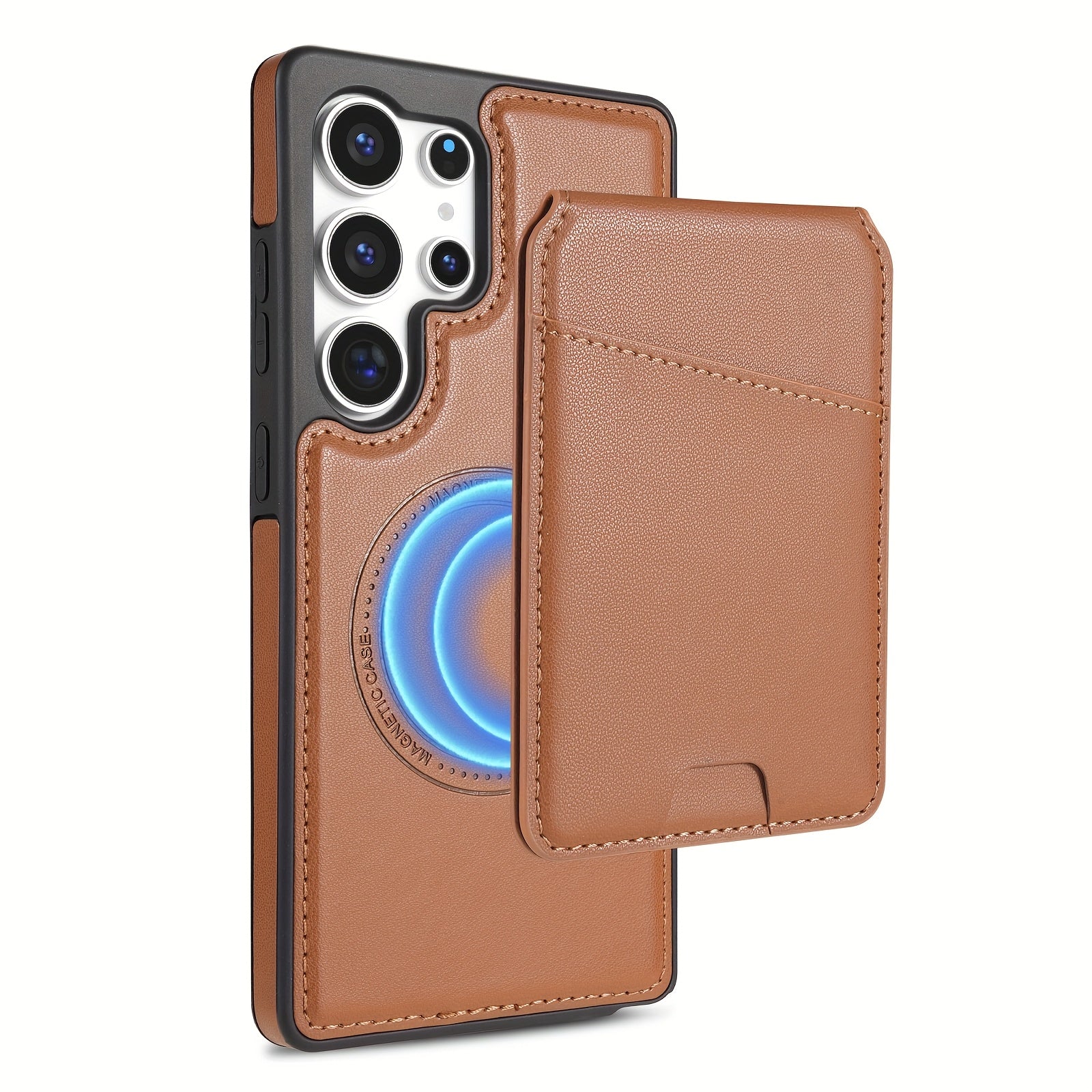 2-in-1 Magnetic Wallet Case with RFID Protection for Samsung Galaxy S Series