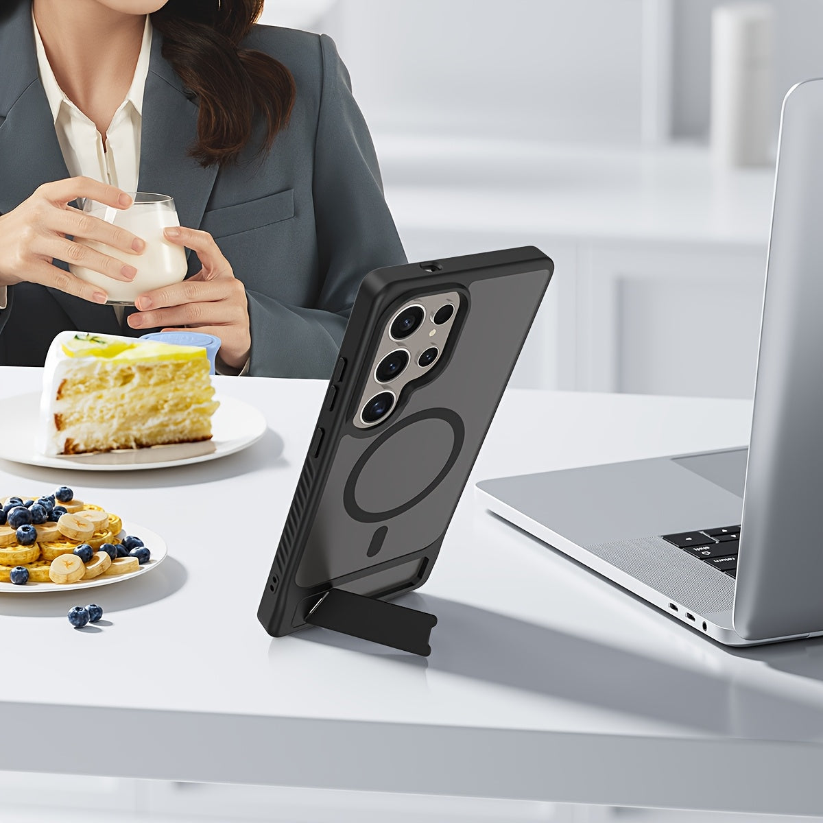 MagFold Shield – Invisible Magnetic Stand Case for Galaxy S Series