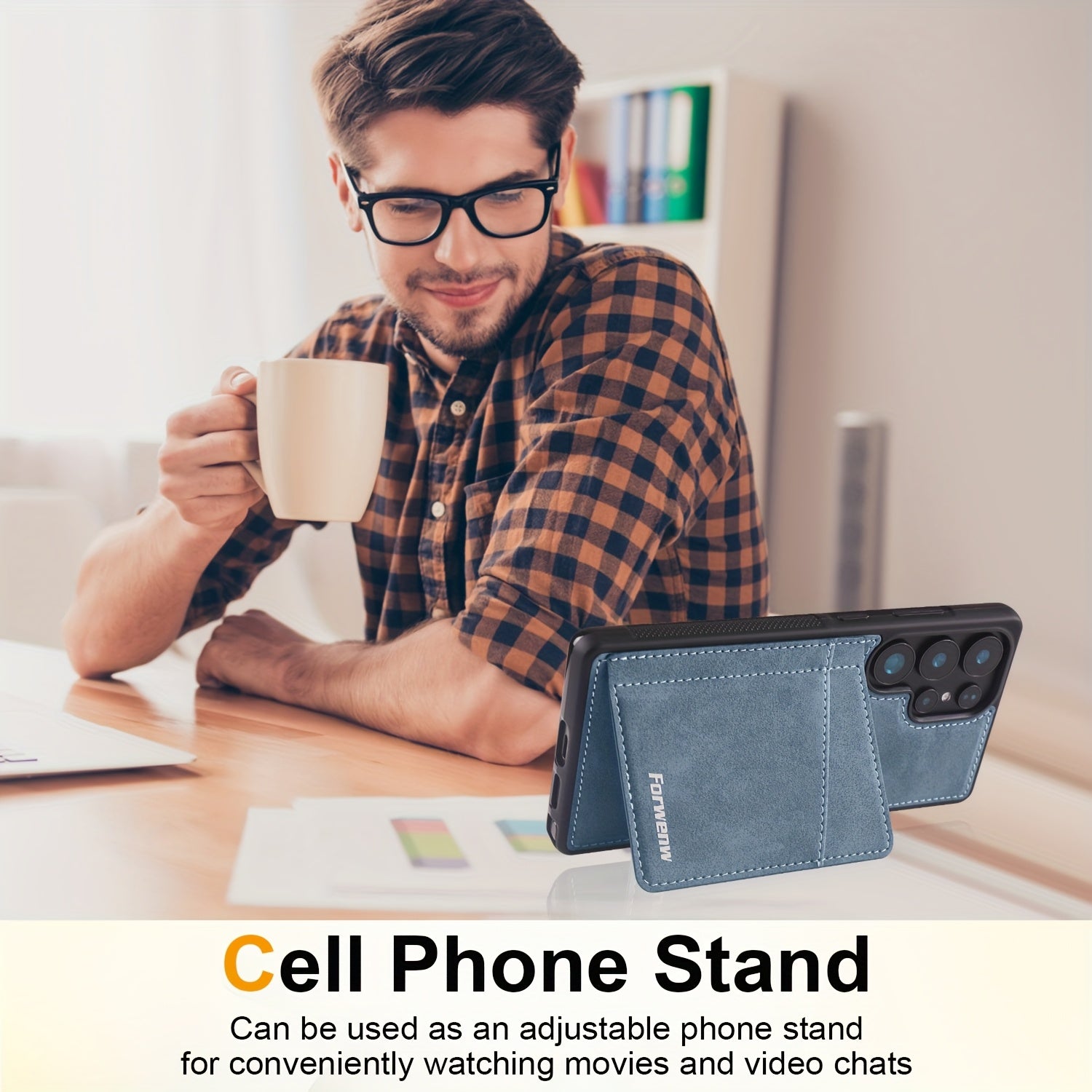 SecureFold Pro – RFID Blocking Leather Wallet Case for Galaxy S Series