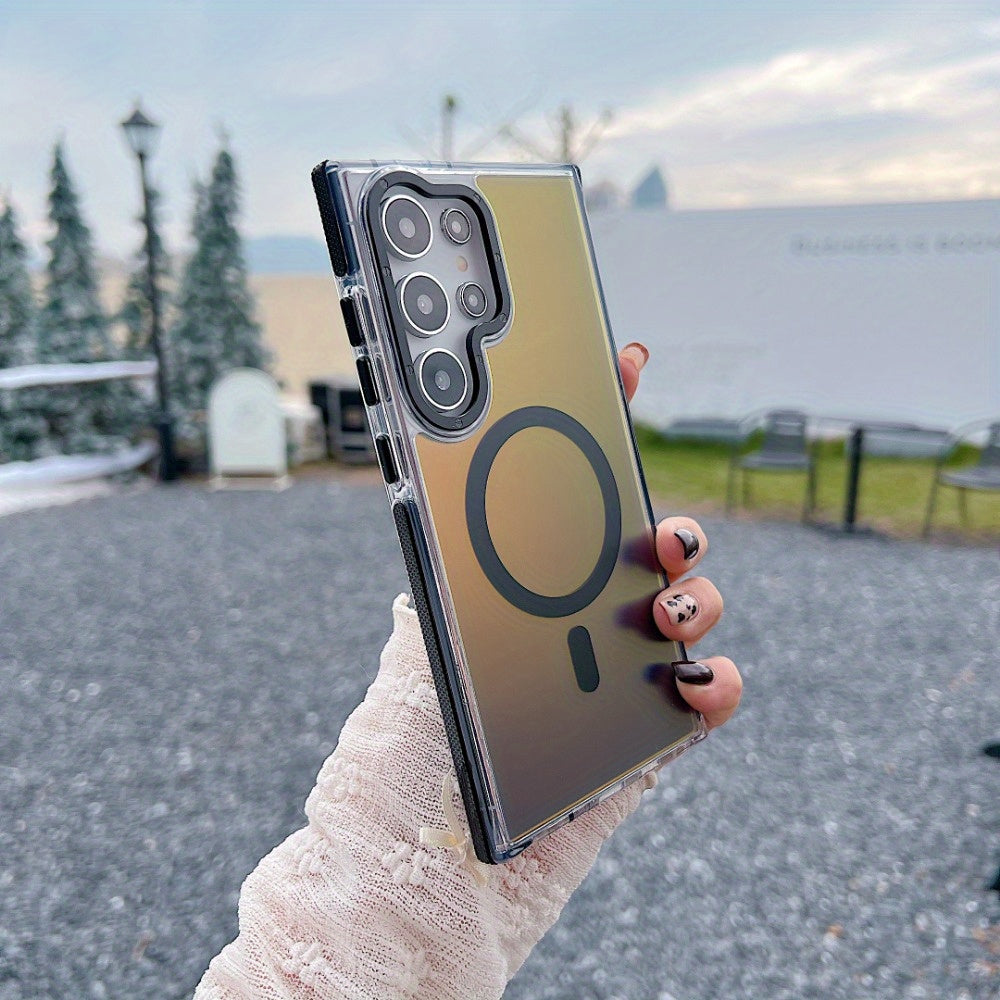 ColorShift Mag Armor – Stylish Magnetic Case for Galaxy S Series