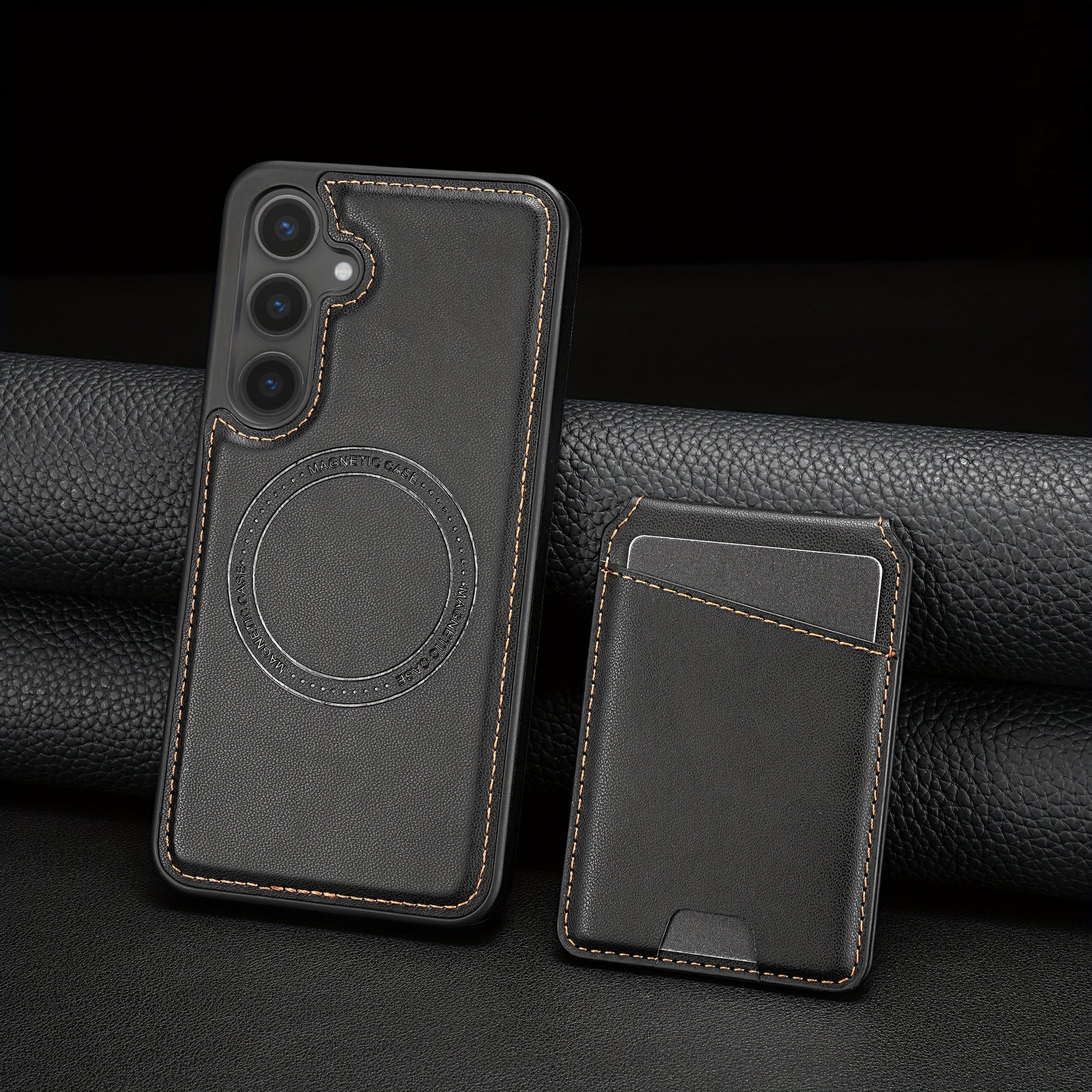 2-in-1 Magnetic Wallet Case with RFID Protection for Samsung Galaxy S Series