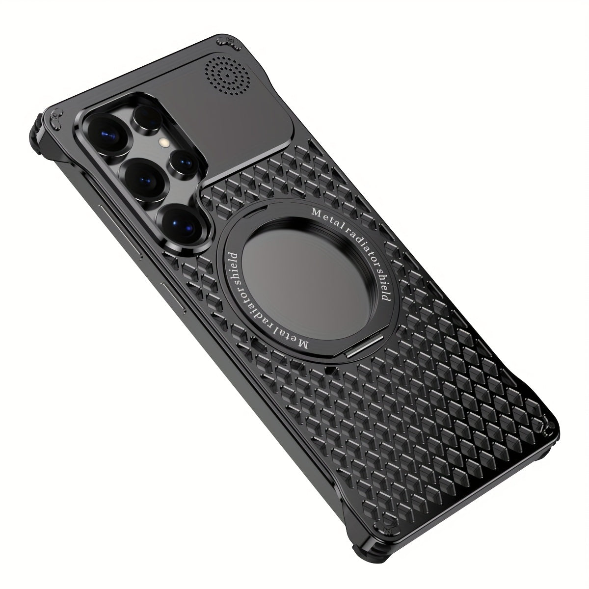 Aluminum Alloy Frameless MagSafe Case for Samsung S25 Ultra