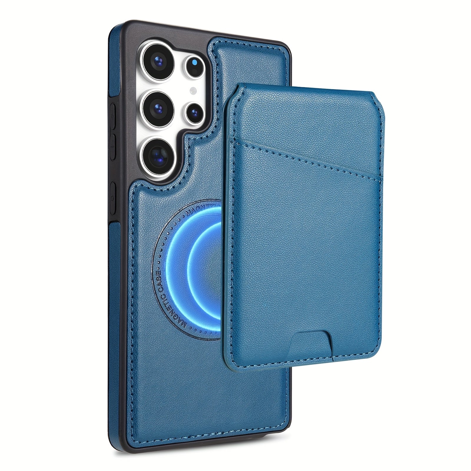 2-in-1 Magnetic Wallet Case with RFID Protection for Samsung Galaxy S Series