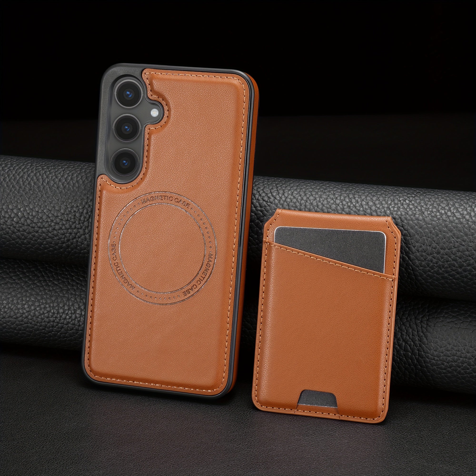 2-in-1 Magnetic Wallet Case with RFID Protection for Samsung Galaxy S Series