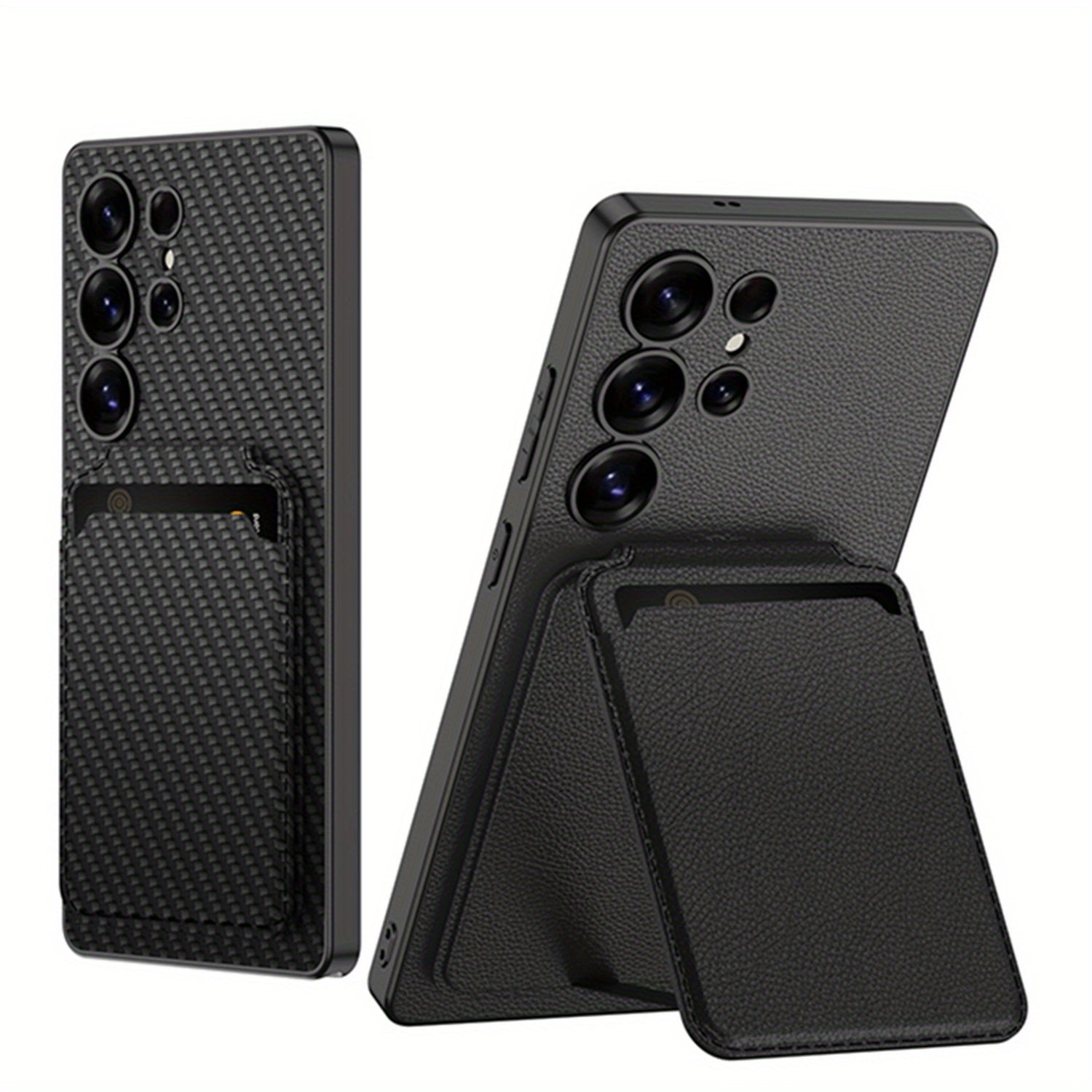MagHold Luxe – Metallic Stand Wallet Case for Galaxy S Ultra Series