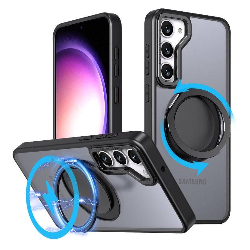 MagSpin Armor – Magnetic Stand Case for Galaxy S25, S24, S23 Ultra