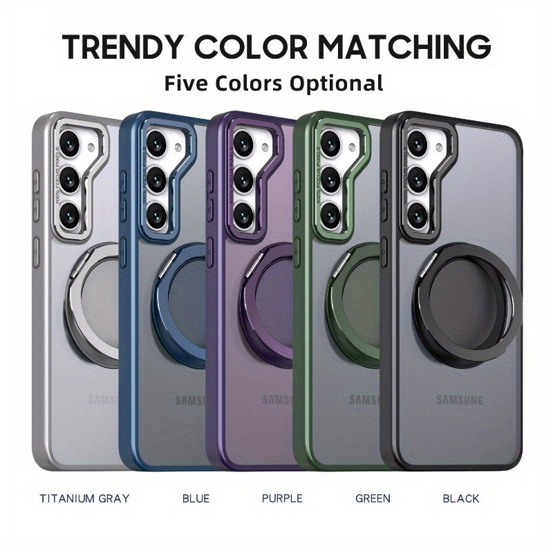 MagSpin Armor – Magnetic Stand Case for Galaxy S25, S24, S23 Ultra
