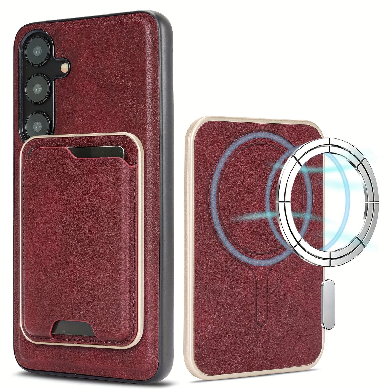 ExecLayer Pro – 2-in-1 Business Leather Wallet Case for Galaxy S Ultra & Plus Series