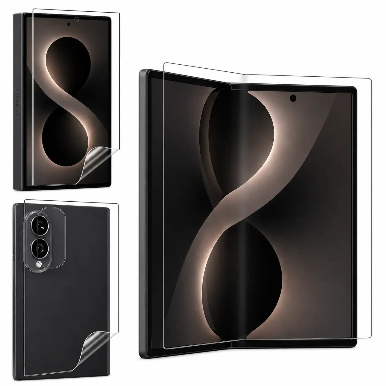 Samsung Galaxy Z Fold 8 3-in-1 Screen Protector Set