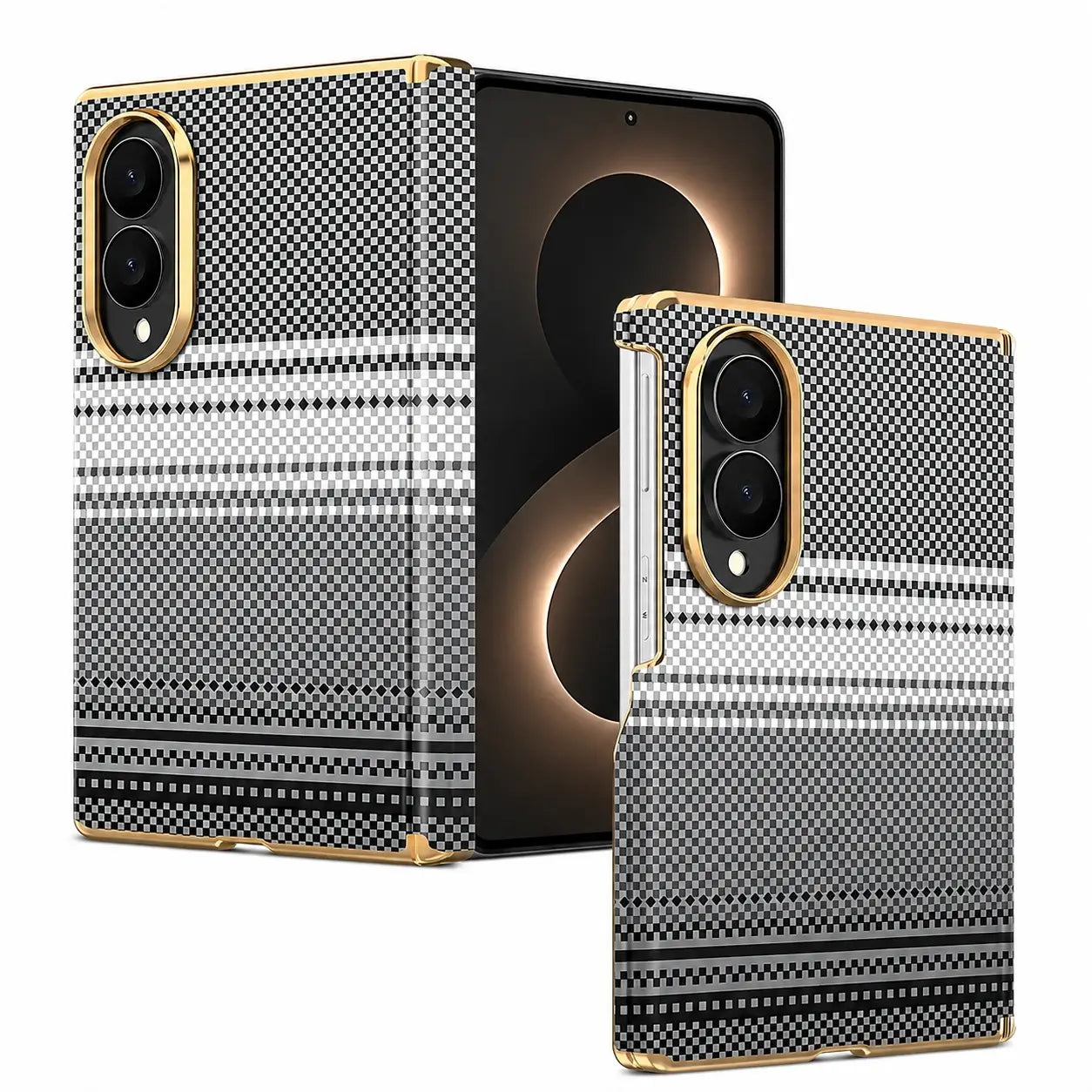 Samsung Galaxy Z Fold 8 Shockproof Carbon Fiber MagSafe Case