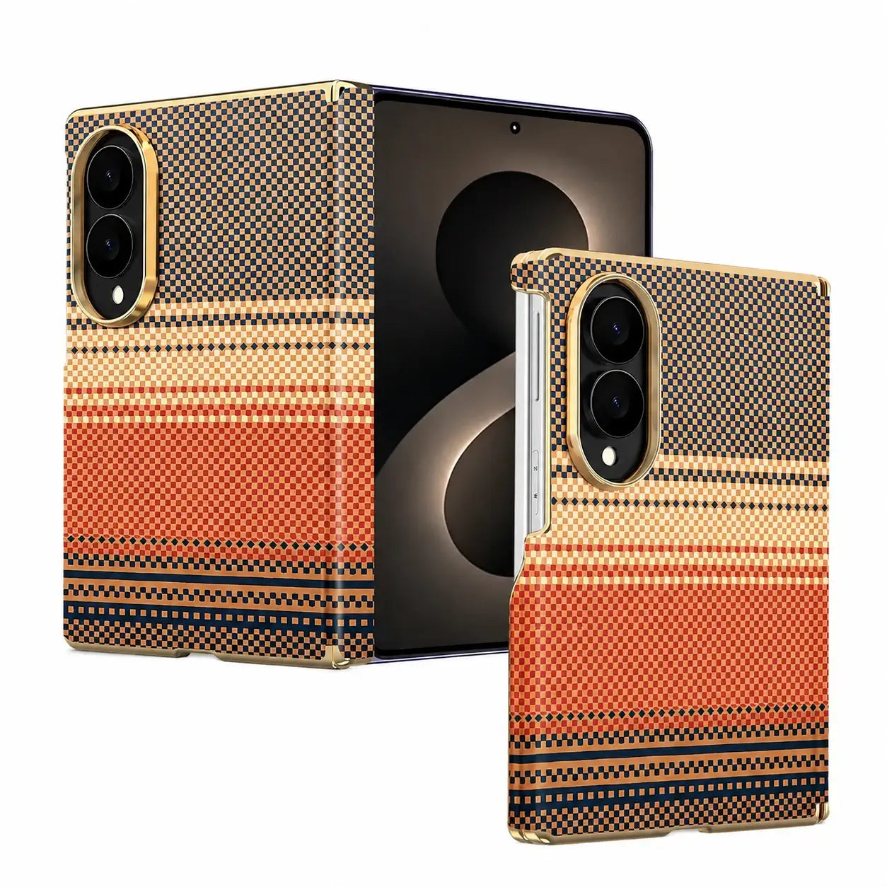 Samsung Galaxy Z Fold 8 Shockproof Carbon Fiber MagSafe Case
