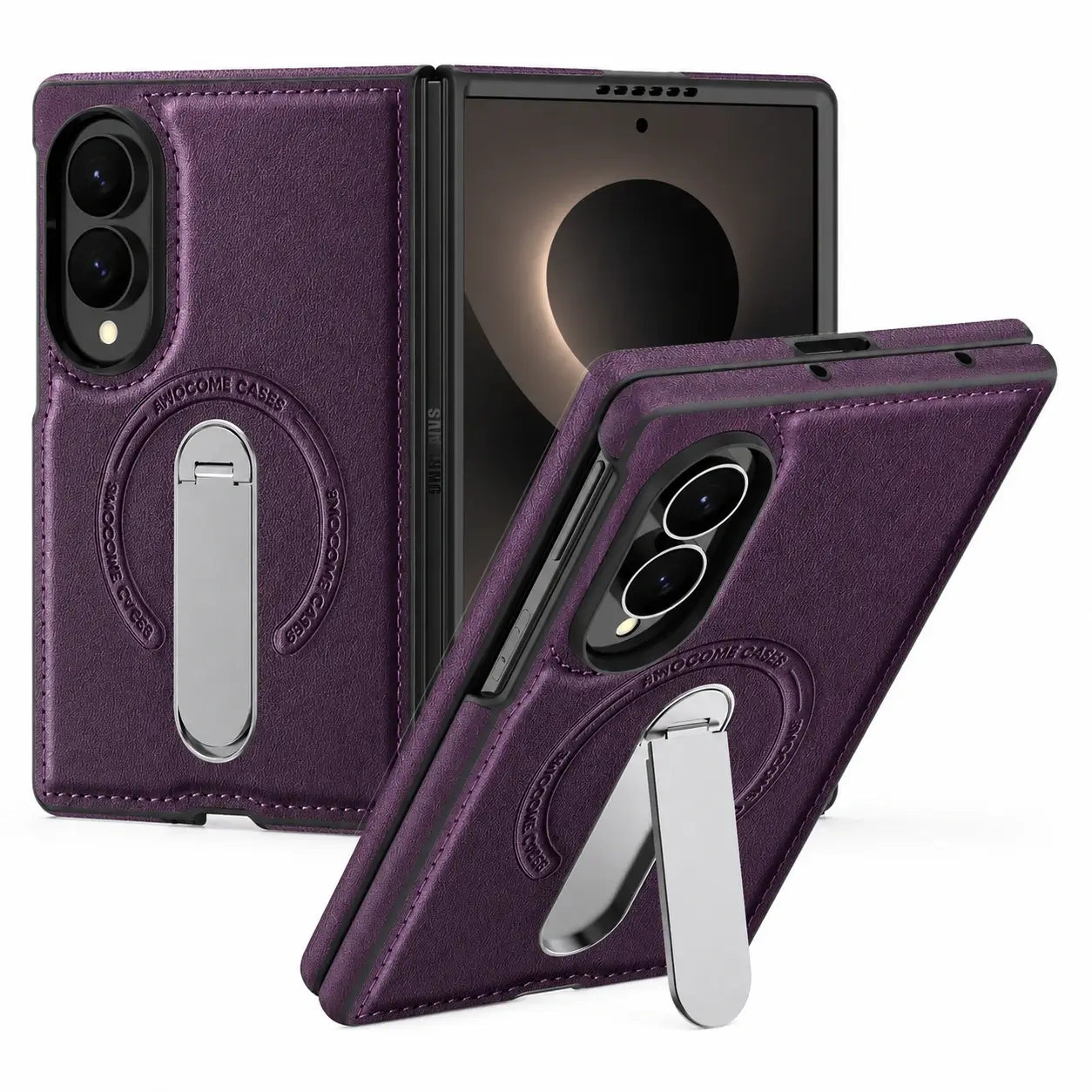 360° Magnetic Leather Stand Case for Samsung Galaxy Z Fold 8