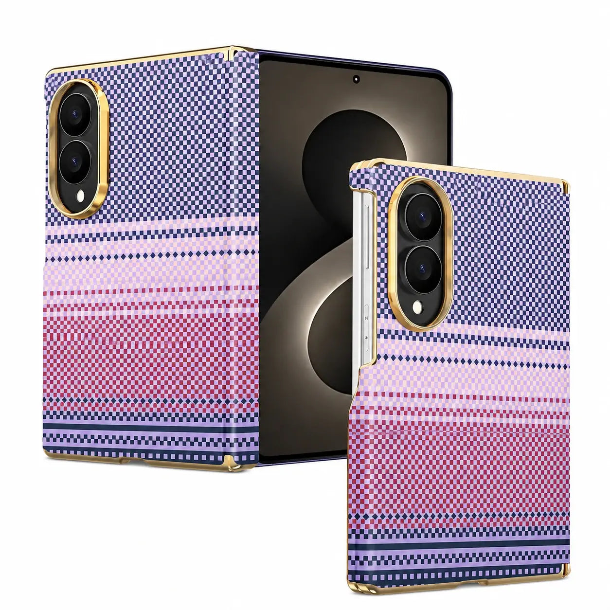 Samsung Galaxy Z Fold 8 Shockproof Carbon Fiber MagSafe Case