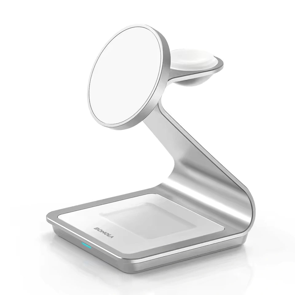 Samsung 3-in-1 Wireless Charger – Phone, Watch & Buds Fast Charging Stand