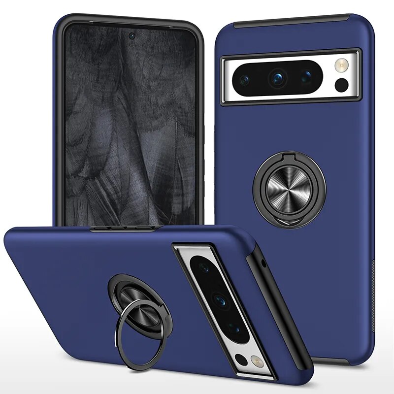 Armor Shockproof Case with Ring Stand For Google Pixel 8 Series - Odin case