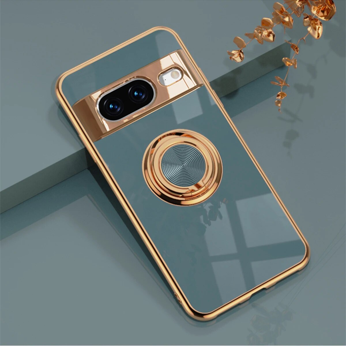 Luxury Electroplating Case with Ring Holder For Google Pixel 8 Series - Odin case