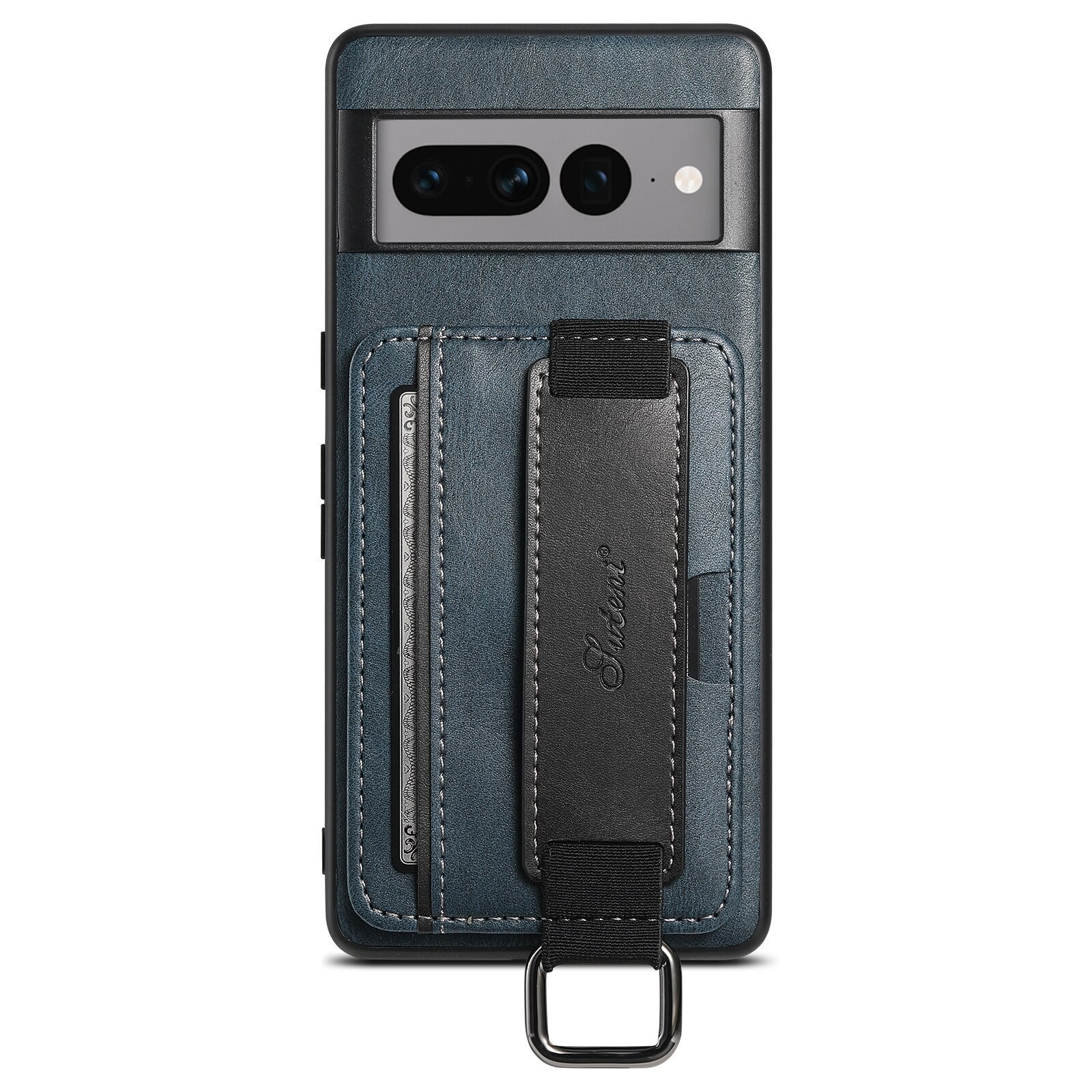 Leather Case With Bracket & Card Pocket For Google Pixel Series - Odin case