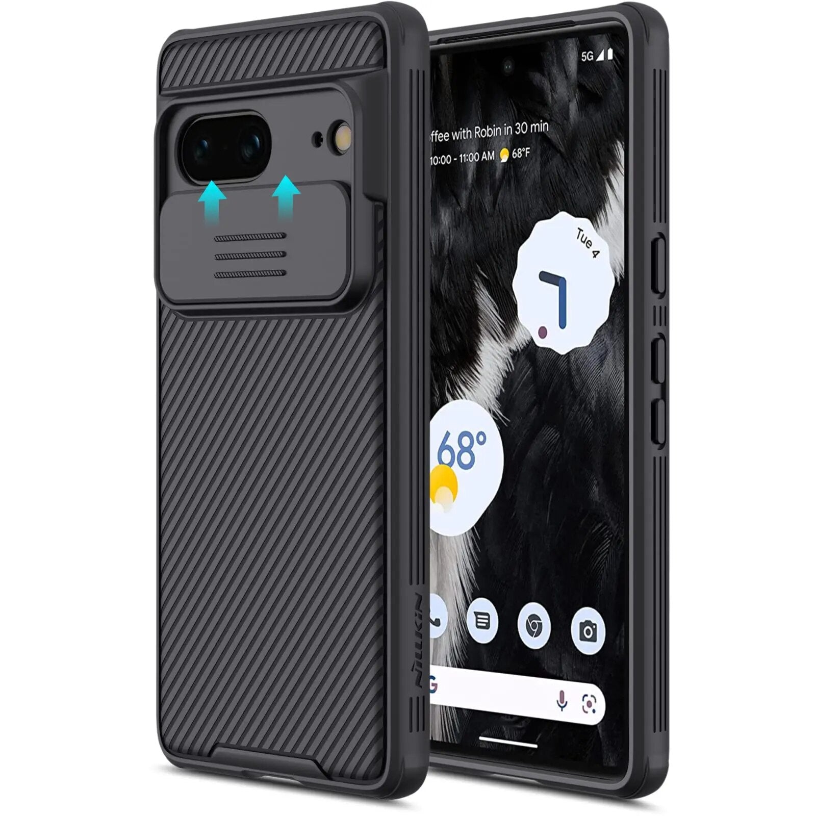 Shockproof Case with Slide Camera Protection For Google Pixel 8 Series - Odin case