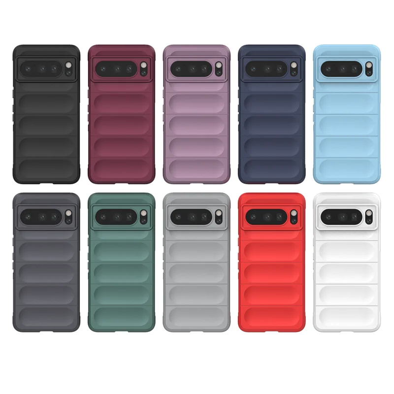 Shockproof Silicone Case with Lens Protection For Google Pixel 8 Series - Odin case