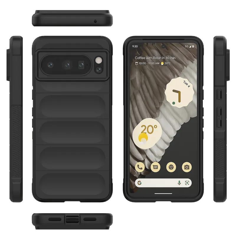 Shockproof Silicone Case with Lens Protection For Google Pixel 8 Series - Odin case