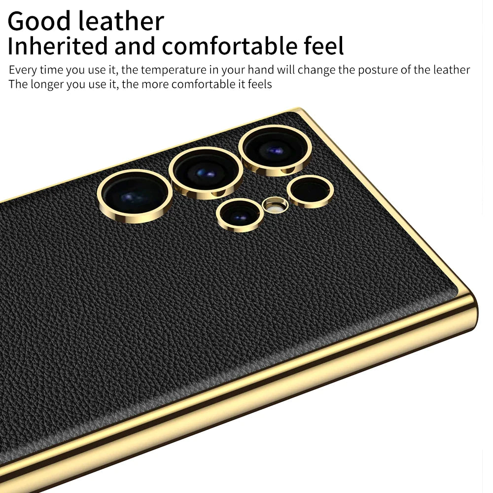 S24 Case Luxury Leather Shockproof - Odin case