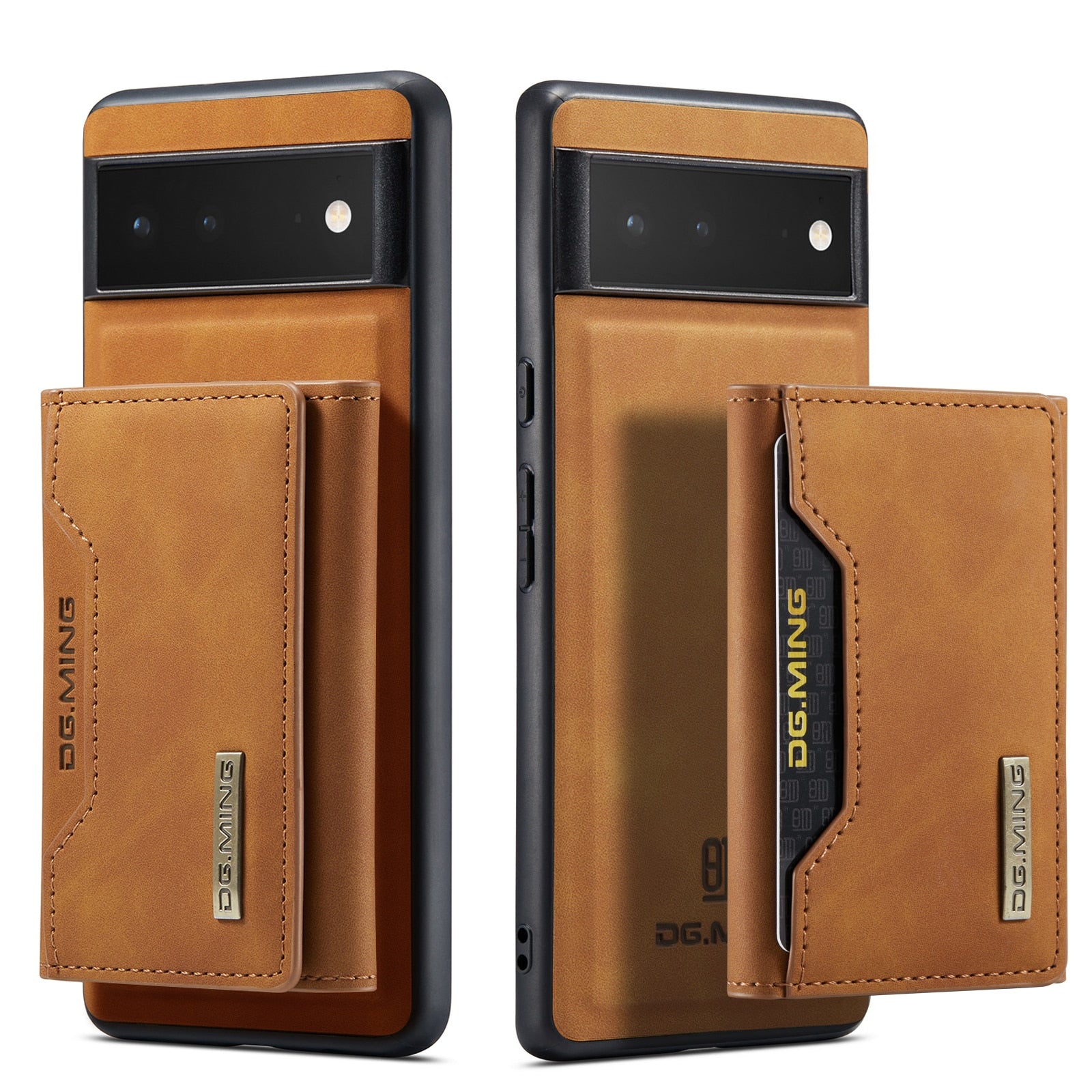 2 In 1 Detachable Card Pocket Magnetic Wallet Case for Google Pixel 7 Series - Odin case