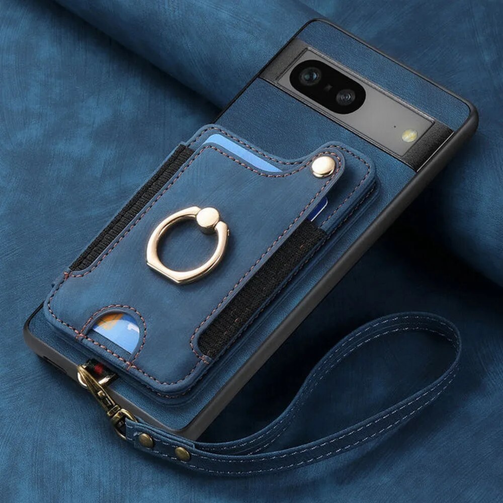 Luxury Leather Case with Stand For Google Pixel 8 Series - Odin case