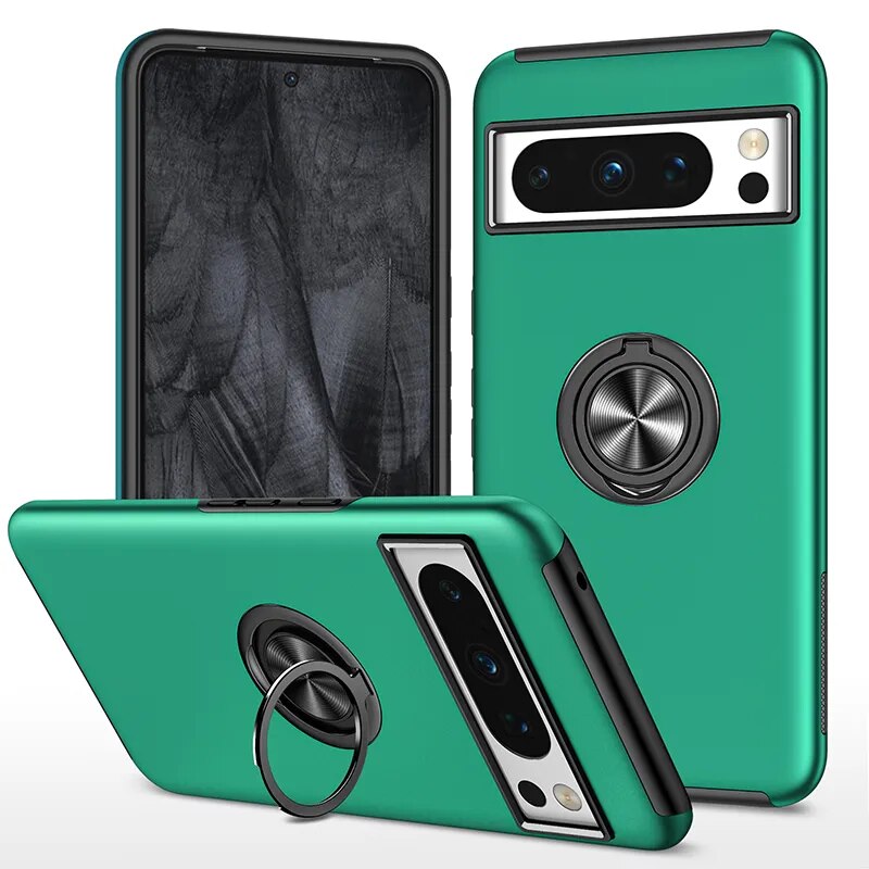 Armor Shockproof Case with Ring Stand For Google Pixel 8 Series - Odin case