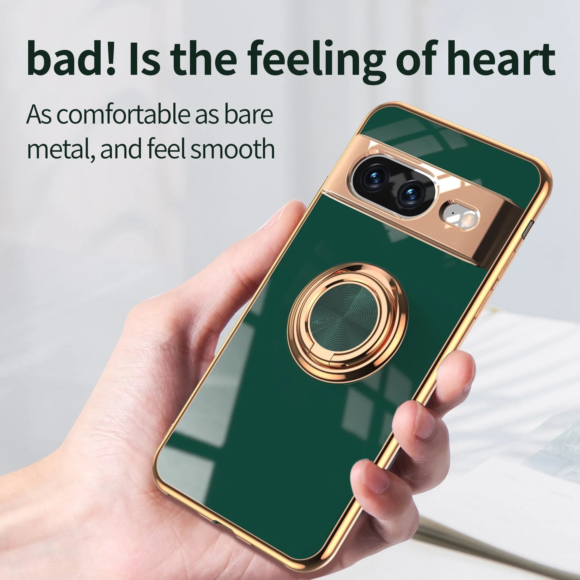 Luxury Electroplating Case with Ring Holder For Google Pixel 8 Series - Odin case