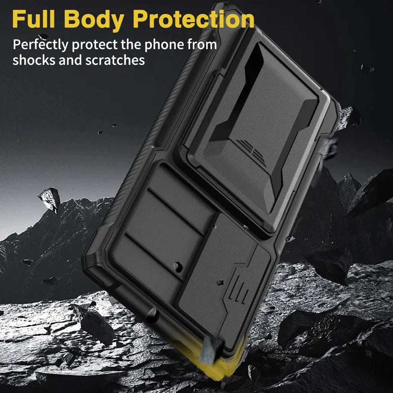 Shockproof S24 Ultra Case with Card Holder - Odin case