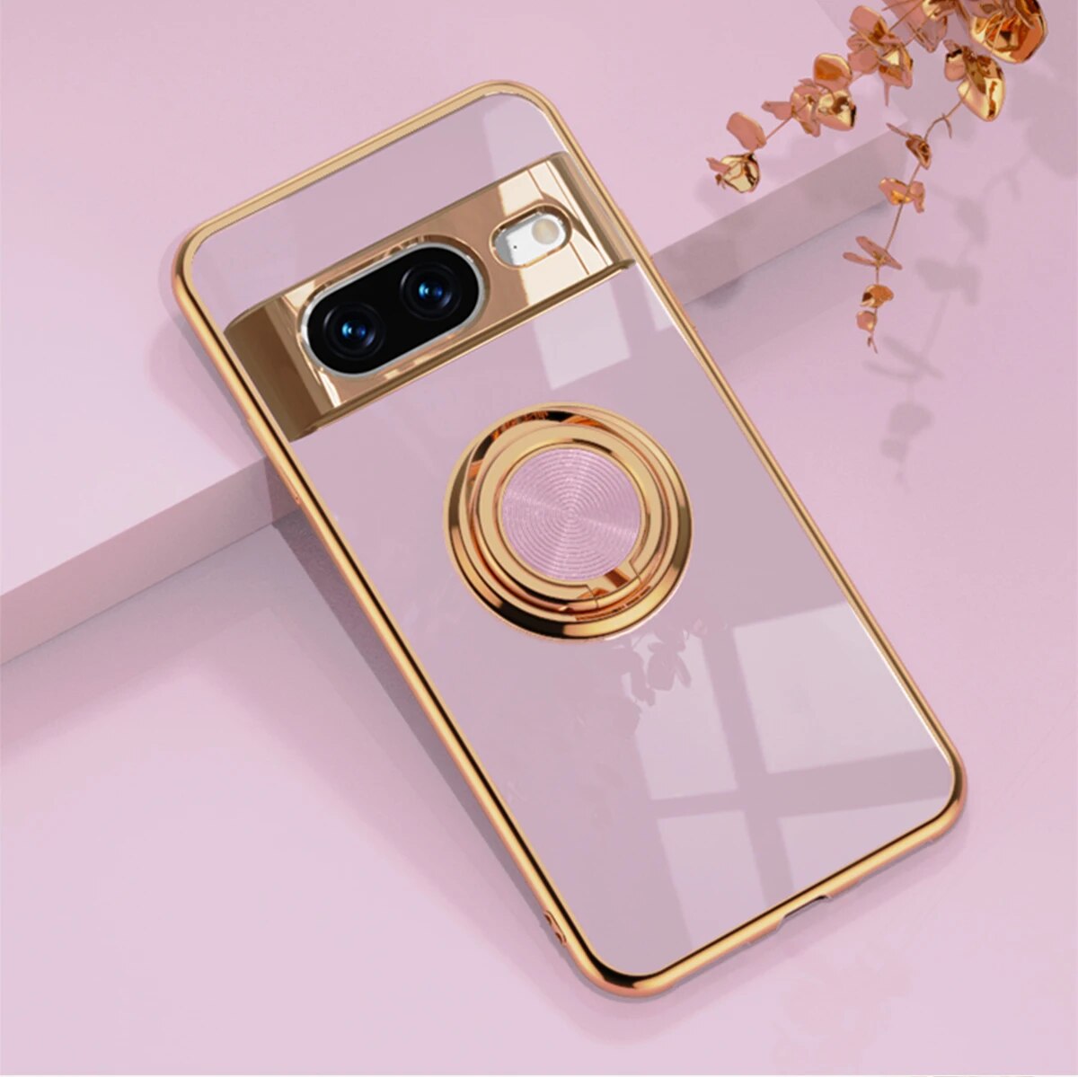 Luxury Electroplating Case with Ring Holder For Google Pixel 8 Series - Odin case