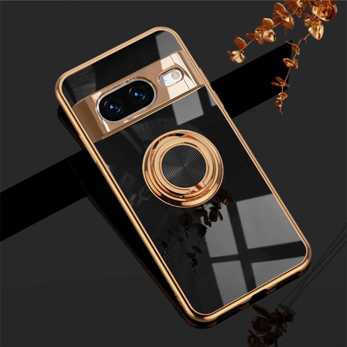 Luxury Electroplating Case with Ring Holder For Google Pixel 8 Series - Odin case