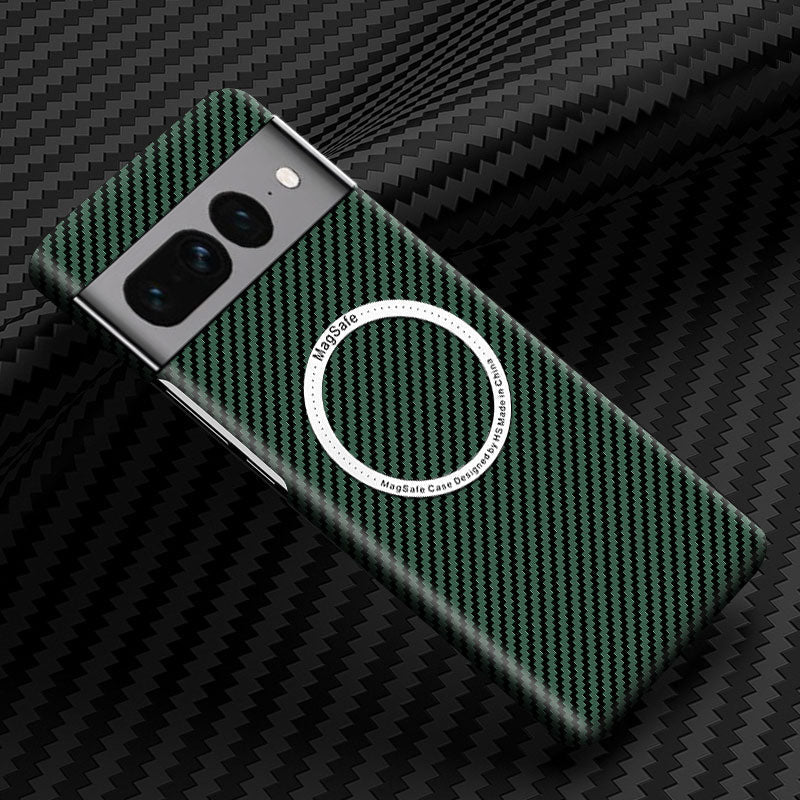 Wireless Carbon Fiber Phone Case For Google Pixel 7 - Odin case