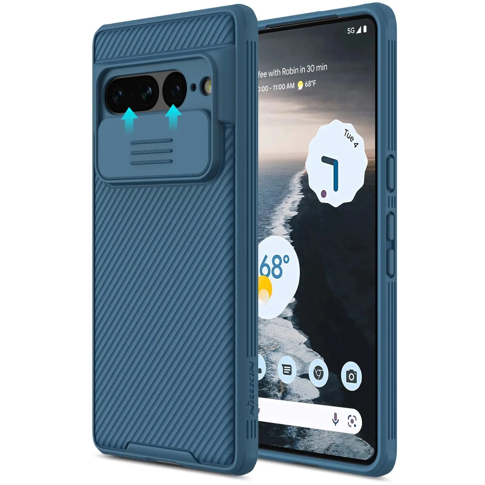 Shockproof Case with Slide Camera Protection For Google Pixel 8 Series - Odin case