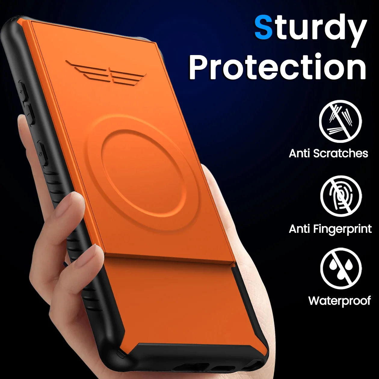 Shockproof Wireless Charging S24 Ultra Case with Camera Protection - Odin case