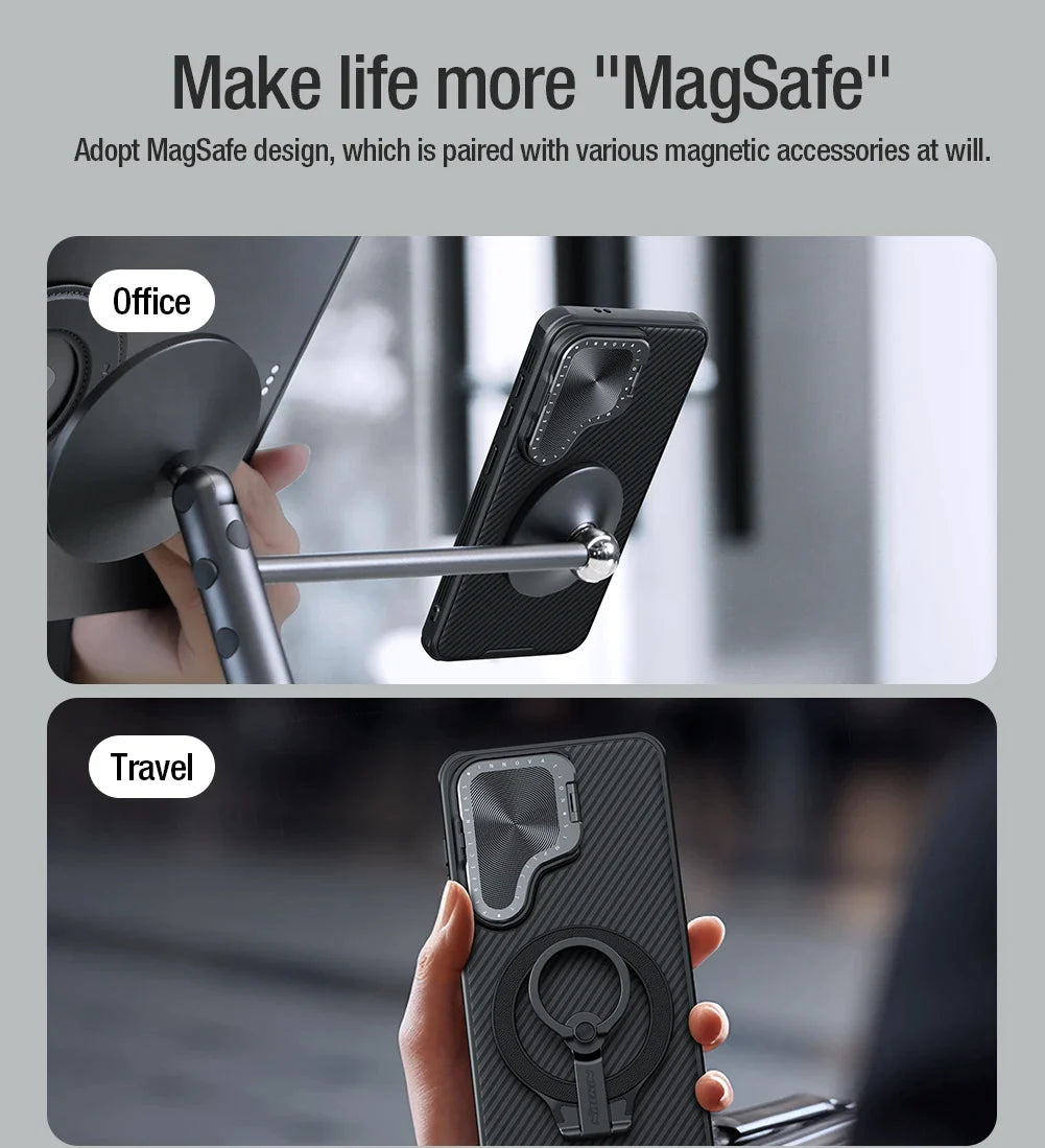 S24 Ultra Magsafe Case with Camera Protection Bracket - Odin case